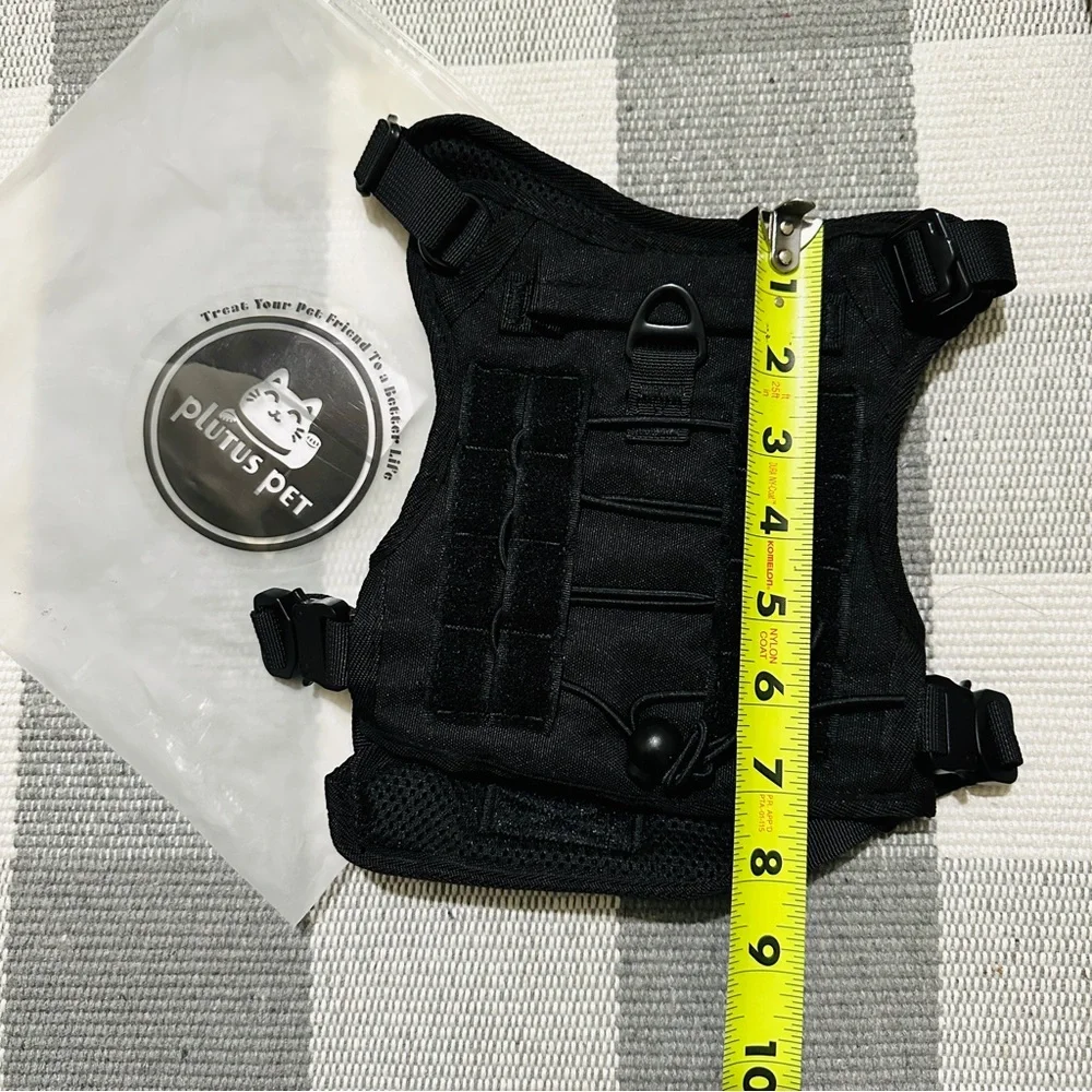 NEW Dog vest harness, black color, size S